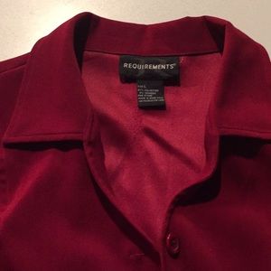 Heavy, Dark Red Button Up
